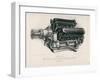 Napier Lion Engine-null-Framed Giclee Print