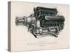 Napier Lion Engine-null-Stretched Canvas