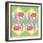 Napkin Owl-Maria Trad-Framed Premium Giclee Print