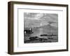 Naples and Mount Vesuvius, from Pausilippe, Italy, 19th Century-null-Framed Giclee Print