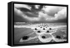 Naples Beach 2-Dennis Goodman-Framed Stretched Canvas