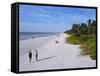 Naples Beach, Naples, Florida, USA-Fraser Hall-Framed Stretched Canvas