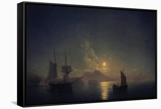 Naples by Night, 1850-Ivan Konstantinovich Aivazovsky-Framed Stretched Canvas