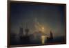 Naples by Night, 1850-Ivan Konstantinovich Aivazovsky-Framed Giclee Print