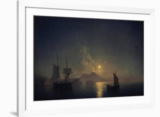 Naples by Night, 1850-Ivan Konstantinovich Aivazovsky-Framed Giclee Print