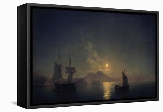 Naples by Night, 1850-Ivan Konstantinovich Aivazovsky-Framed Stretched Canvas