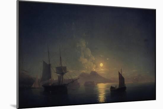 Naples by Night, 1850-Ivan Konstantinovich Aivazovsky-Mounted Giclee Print