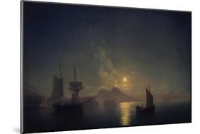 Naples by Night, 1850-Ivan Konstantinovich Aivazovsky-Mounted Giclee Print