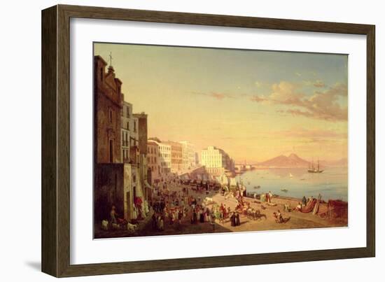 Naples, C.1830-Carl Wilhelm Goetzloff-Framed Giclee Print