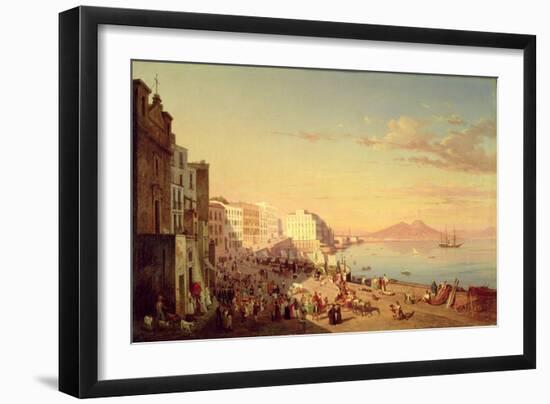 Naples, C.1830-Carl Wilhelm Goetzloff-Framed Giclee Print