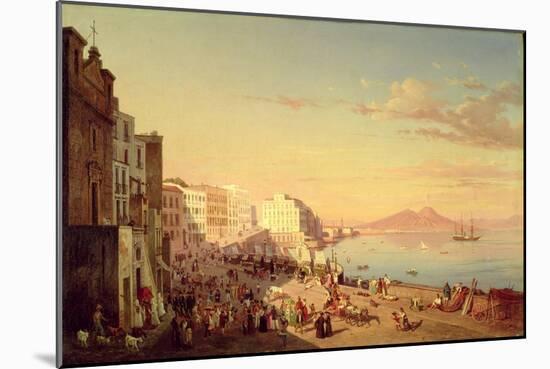 Naples, C.1830-Carl Wilhelm Goetzloff-Mounted Giclee Print