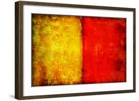 Naples Flag-michal812-Framed Art Print