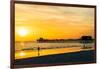 Naples Florida Pier at Sunset-Philippe Hugonnard-Framed Photographic Print