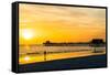 Naples Florida Pier at Sunset-Philippe Hugonnard-Framed Stretched Canvas