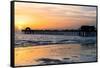 Naples Florida Pier at Sunset-Philippe Hugonnard-Framed Stretched Canvas