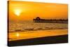 Naples Florida Pier at Sunset-Philippe Hugonnard-Stretched Canvas