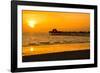 Naples Florida Pier at Sunset-Philippe Hugonnard-Framed Photographic Print