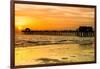 Naples Florida Pier at Sunset-Philippe Hugonnard-Framed Photographic Print