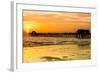 Naples Florida Pier at Sunset-Philippe Hugonnard-Framed Photographic Print