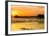 Naples Florida Pier at Sunset-Philippe Hugonnard-Framed Photographic Print