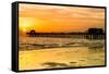 Naples Florida Pier at Sunset-Philippe Hugonnard-Framed Stretched Canvas