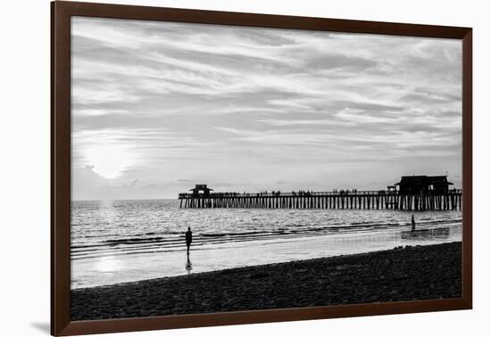 Naples Florida Pier at Sunset-Philippe Hugonnard-Framed Photographic Print