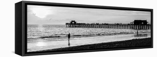 Naples Florida Pier at Sunset-Philippe Hugonnard-Framed Stretched Canvas