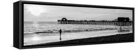 Naples Florida Pier at Sunset-Philippe Hugonnard-Framed Stretched Canvas