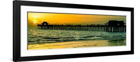 Naples Florida Pier at Sunset-Philippe Hugonnard-Framed Photographic Print