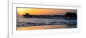 Naples Florida Pier at Sunset-Philippe Hugonnard-Framed Photographic Print