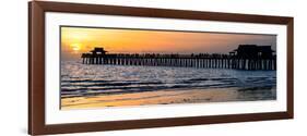 Naples Florida Pier at Sunset-Philippe Hugonnard-Framed Photographic Print