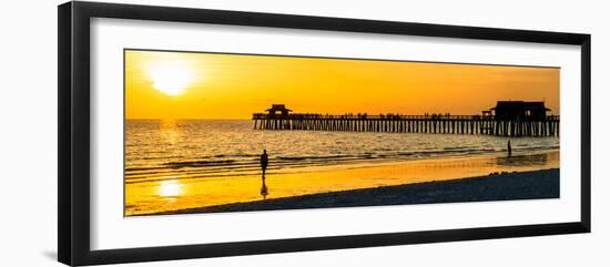 Naples Florida Pier at Sunset-Philippe Hugonnard-Framed Photographic Print