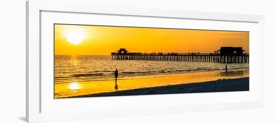 Naples Florida Pier at Sunset-Philippe Hugonnard-Framed Photographic Print