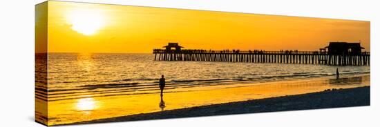 Naples Florida Pier at Sunset-Philippe Hugonnard-Stretched Canvas