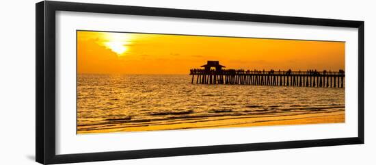 Naples Florida Pier at Sunset-Philippe Hugonnard-Framed Photographic Print