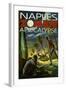 Naples, Florida - Zombie Apocalypse-Lantern Press-Framed Art Print