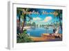 Naples Florida-Kerne Erickson-Framed Premium Giclee Print