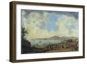 Naples from Magdalene Bridge, 1791-Giovanni Battista Pittoni the Younger-Framed Giclee Print