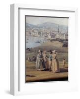 Naples from Magdalene Bridge, 1791-Giovanni Battista Piazzetta-Framed Giclee Print