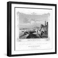 Naples from the Carmine Castle, Italy, 19th Century-J Poppel-Framed Giclee Print