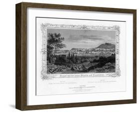 Naples from the New Street of Capodichino, Italy, 19th Century-J Poppel-Framed Premium Giclee Print