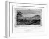 Naples from the New Street of Capodichino, Italy, 19th Century-J Poppel-Framed Premium Giclee Print