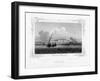 Naples from the Sea, 19th Century-J Poppel-Framed Premium Giclee Print