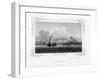 Naples from the Sea, 19th Century-J Poppel-Framed Premium Giclee Print