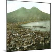 Naples (Italy), Panorama Taken from the Via Tasso-Leon, Levy et Fils-Mounted Photographic Print