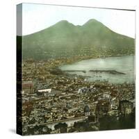 Naples (Italy), Panorama Taken from the Via Tasso-Leon, Levy et Fils-Stretched Canvas