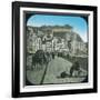 Naples (Italy), the Port of Santa Lucia, Circa 1890-Leon, Levy et Fils-Framed Photographic Print