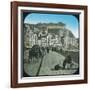 Naples (Italy), the Port of Santa Lucia, Circa 1890-Leon, Levy et Fils-Framed Photographic Print