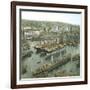 Naples (Italy), the Port Seen from the Lighthouse-Leon, Levy et Fils-Framed Photographic Print