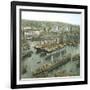 Naples (Italy), the Port Seen from the Lighthouse-Leon, Levy et Fils-Framed Photographic Print